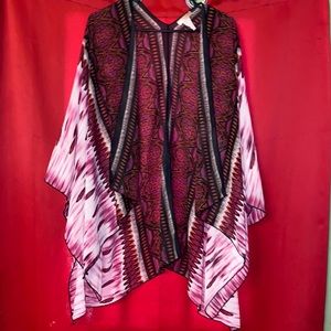 Sheer cover up/throw over.